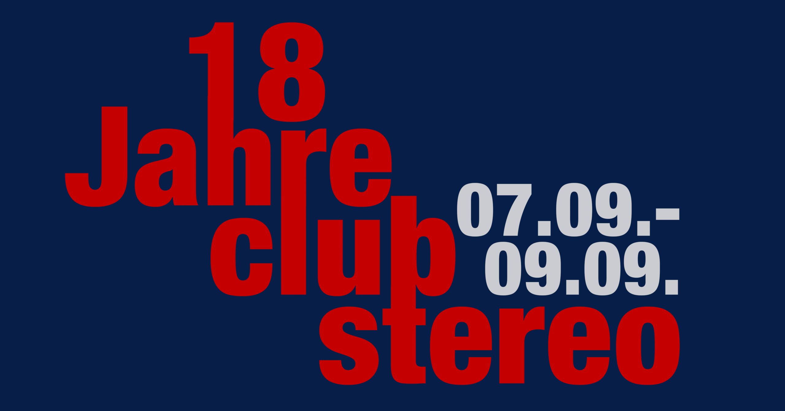 18 Jahre Club Stereo