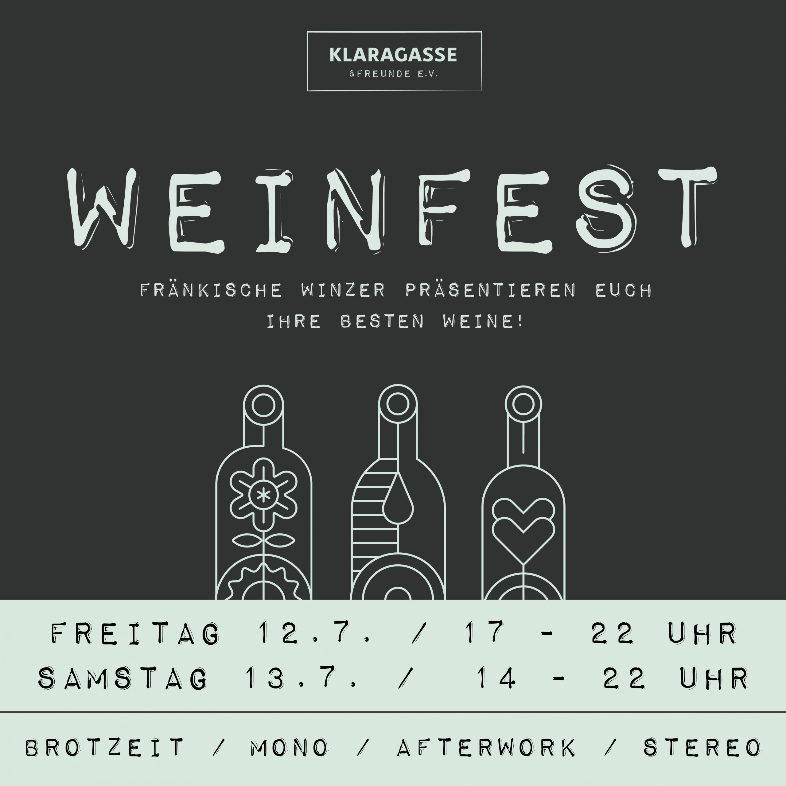 WEINFEST IN DER KLARAGASSE