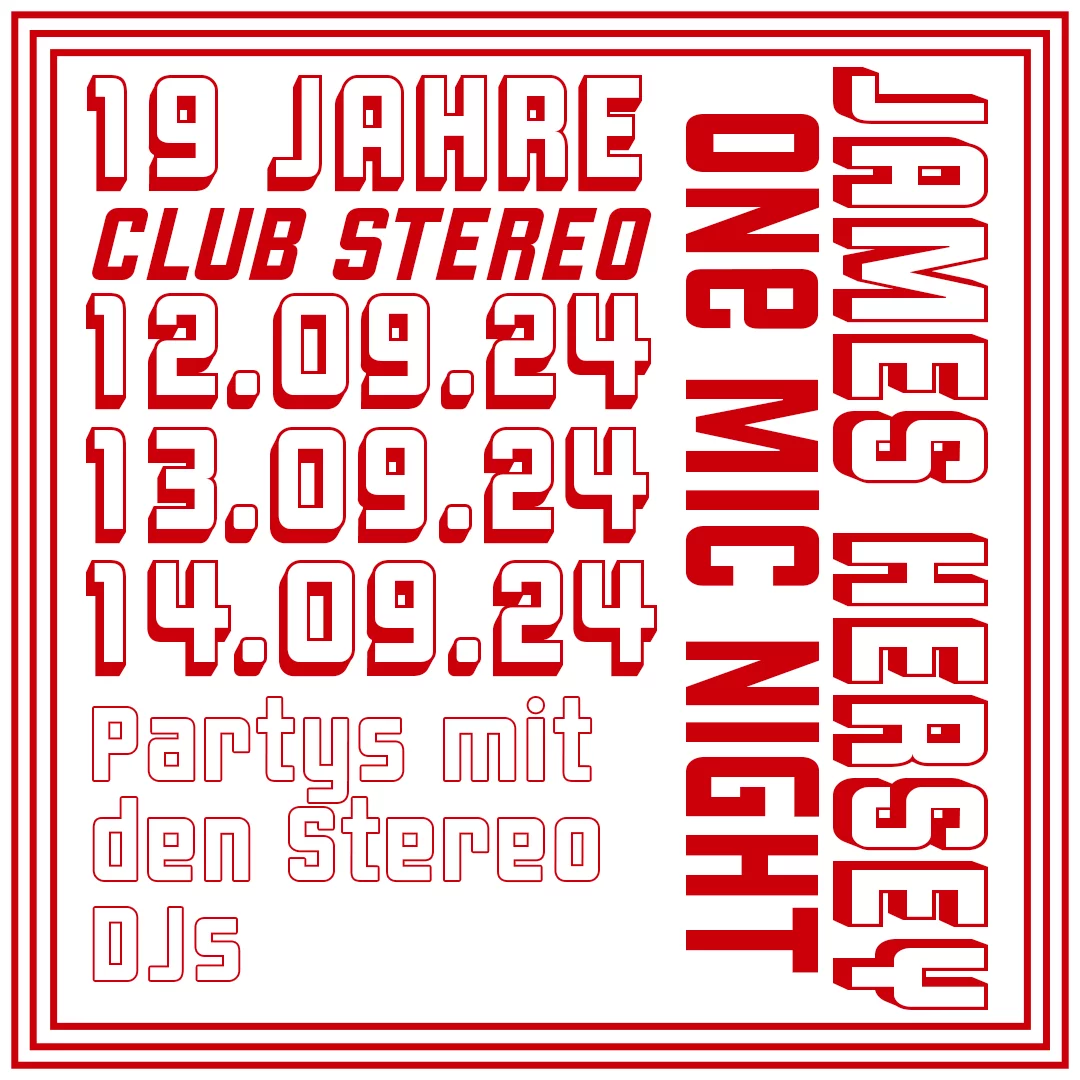19 Jahre Club Stereo: FREITAG