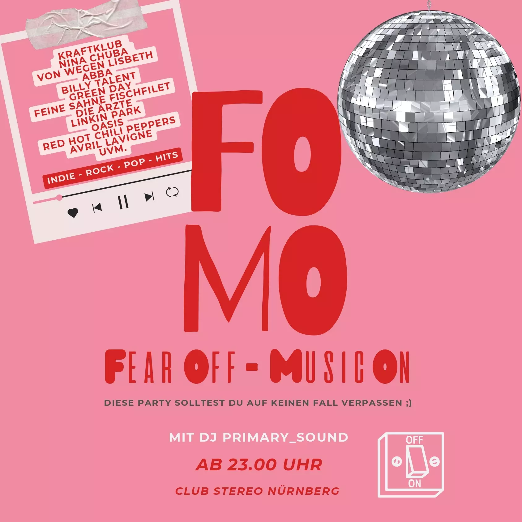 FOMO [FEAR OFF – MUSIC ON]