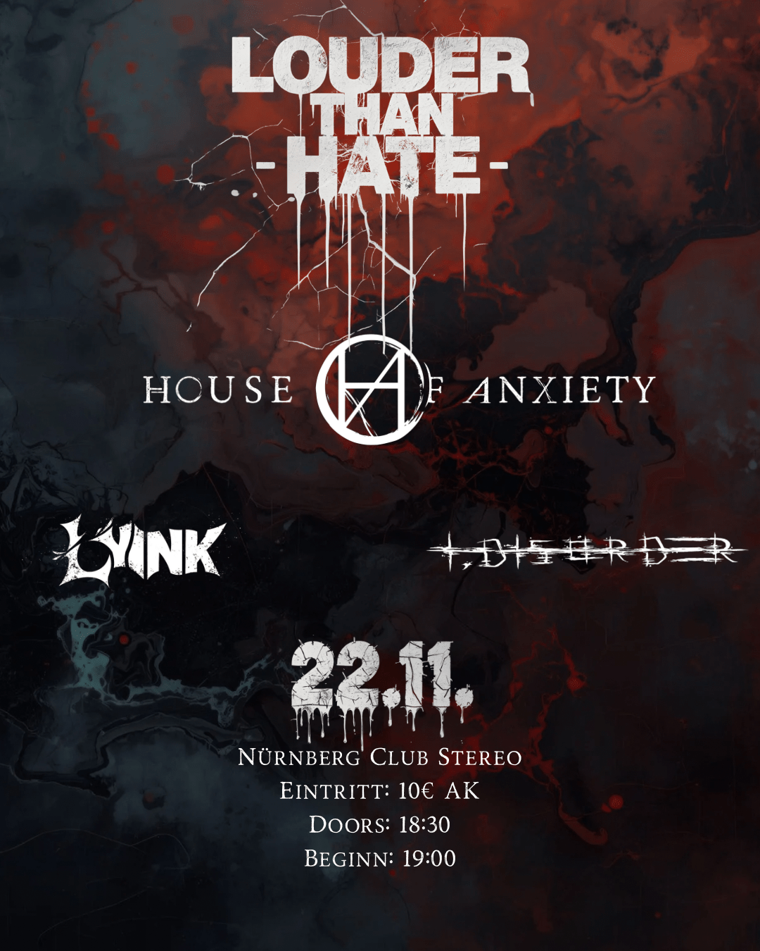 Louder than hate – Konzertabend