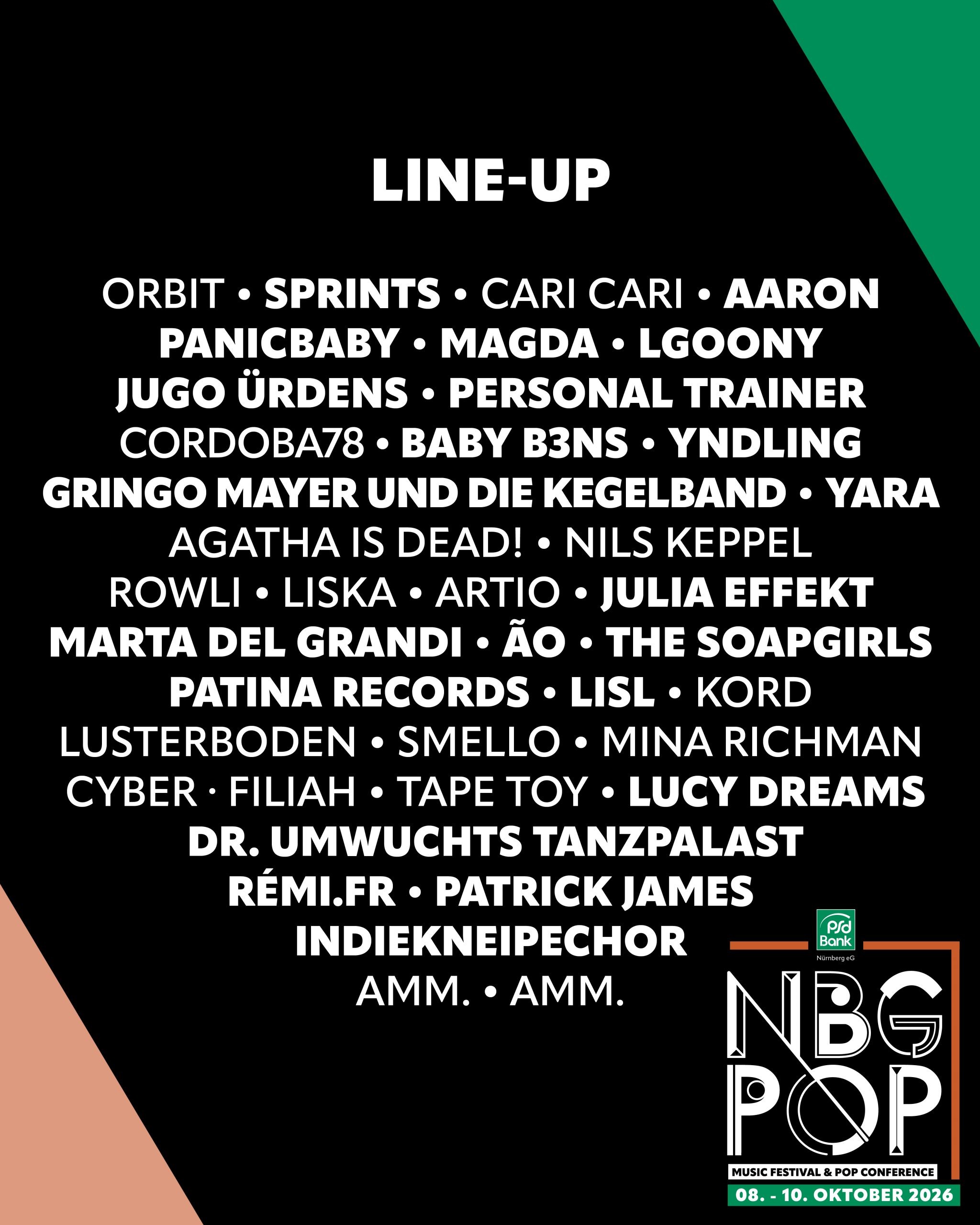 NbgPop26 lineup post